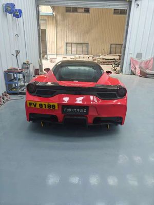 Ferrari 458 Body Kit SP Style Serat Karbon Depan Dan Belakang Bumper Spoiler Hood 2010-2014