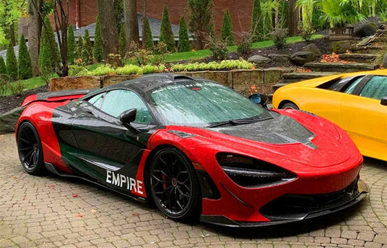 Untuk McLaren 720s Carbon Fiber Body Kit 720s Upgraded VORS Style Carbon Fiber Fender Guard Body Kit