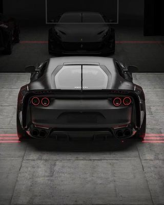 812 Ferrari Body Kit Karbon Fiber Widebody 812 ZE Style Karbon Fiber Arch