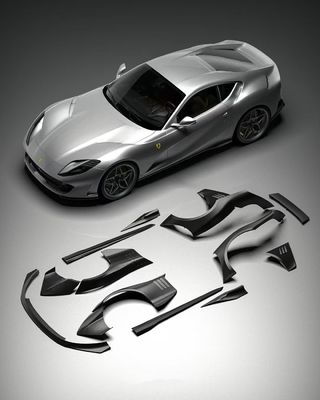 812 Ferrari Body Kit Karbon Fiber Widebody 812 ZE Style Karbon Fiber Arch