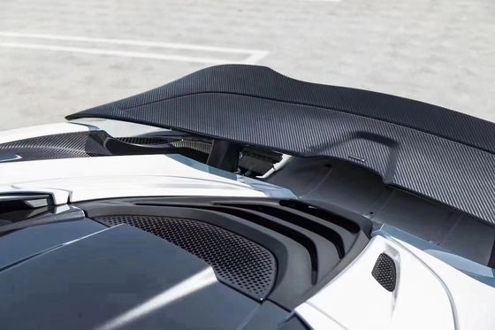 Untuk McLaren 720s Carbon Fiber Spoiler 720s Diperbarui ke VORS Style Carbon Fiber Spoiler Wing