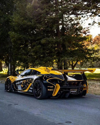 Untuk McLaren P1 Body Kit P1 Upgraded GTR Style Bagian depan dan belakang Bumper Spoilers Carbon Fiber Body Kit