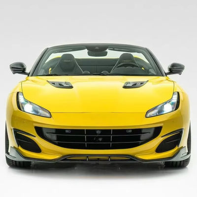 Portofino Retrofit Karbon Body Kit MSY Style Lip Depan Serat Karbon Diffuser Sisi Spoiler