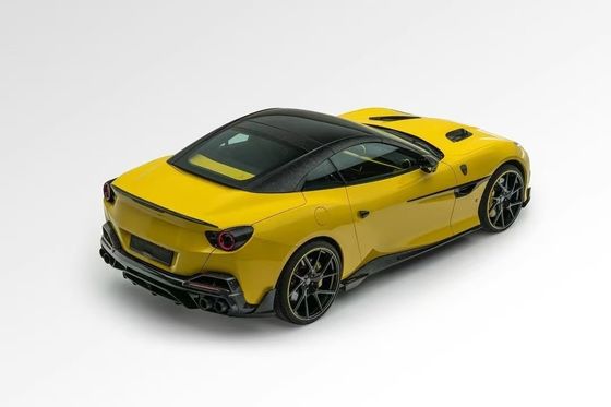 Portofino Retrofit Karbon Body Kit MSY Style Lip Depan Serat Karbon Diffuser Sisi Spoiler