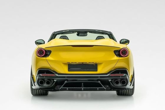 Portofino Retrofit Karbon Body Kit MSY Style Lip Depan Serat Karbon Diffuser Sisi Spoiler