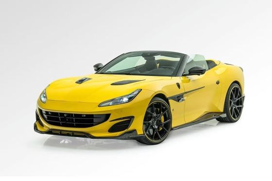 Portofino Retrofit Karbon Body Kit MSY Style Lip Depan Serat Karbon Diffuser Sisi Spoiler