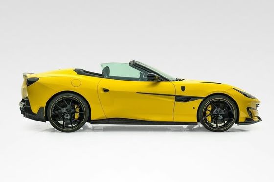 Portofino Retrofit Karbon Body Kit MSY Style Lip Depan Serat Karbon Diffuser Sisi Spoiler