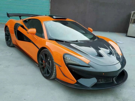 Untuk McLaren 540C 570S Body Kit 540C 570S Upgraded GT4 Style Front Bumper Spoiler Side Skirt 540C 570S Body Kit