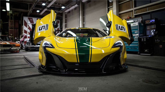 Untuk McLaren 650S 625c Wide-body Kit 650S 625c Upgrade LB-gaya depan dan belakang bumper spoiler Widebody Kit