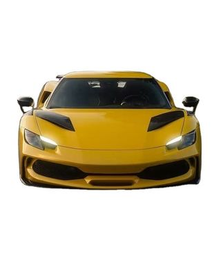 296 Ferrari Body Kit 2021 2022 Mobil Roda Lengkungan Depan Dan Belakang Bumper Spoiler