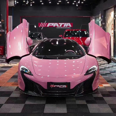 Untuk McLaren MP4-12C Body Kit MP4-12C Meningkatkan 650S gaya Depan dan Belakang Bumper Spoiler Hood Headlights