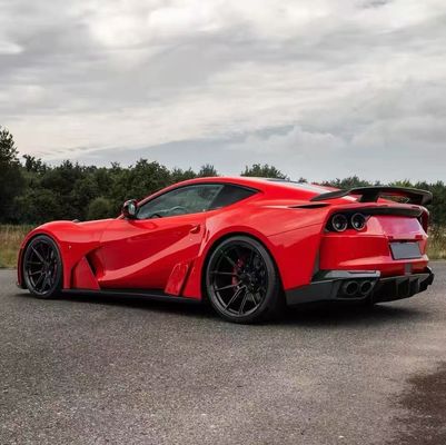 Ferrari 812 Carbon Body Kit Bagian Depan Dan Belakang Bumper Wide Body Kit 2017 - 2019