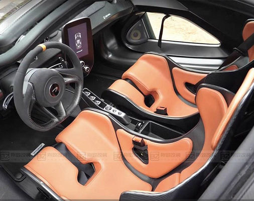 Bagian mobil untuk McLaren GT 540C 570S 600LT 720S 650S 625C MP-12C Carbon Fiber Seats Senna Style Carbon Fiber Seats