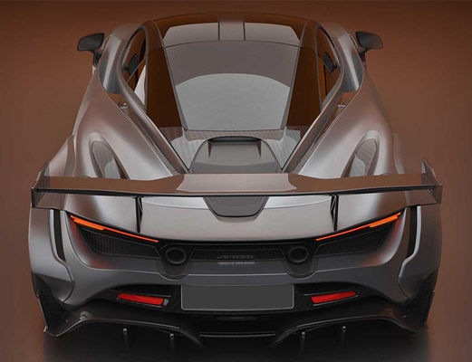 Serat Karbon Kering untuk McLaren 720s Serat Karbon Spoiler 720s Diperbarui gaya PD Serat Karbon Spoiler Wing