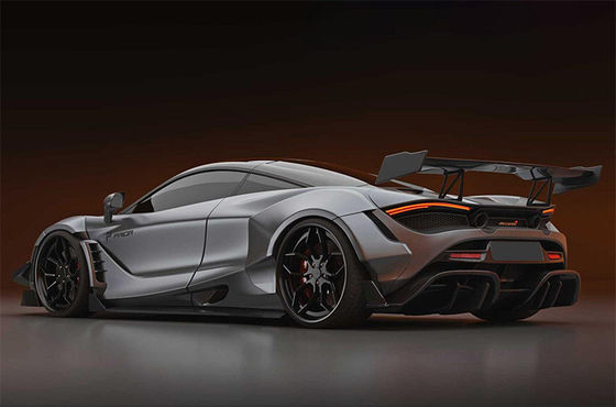 Serat Karbon Kering untuk McLaren 720s Serat Karbon Spoiler 720s Diperbarui gaya PD Serat Karbon Spoiler Wing
