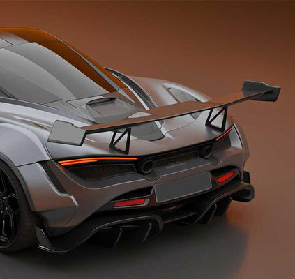 Serat Karbon Kering untuk McLaren 720s Serat Karbon Spoiler 720s Diperbarui gaya PD Serat Karbon Spoiler Wing