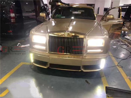Phantom Rolls Royce Body Kit WD Style Ganti Bagian Depan Bumper Spoiler Hood 2004 - 2012
