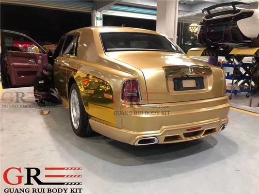 Phantom Rolls Royce Body Kit WD Style Ganti Bagian Depan Bumper Spoiler Hood 2004 - 2012