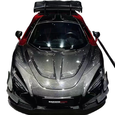GTR Style 720s Wide Body Kit Mclaren Senna Body Kit Bagian Depan Bumper Serat Karbon