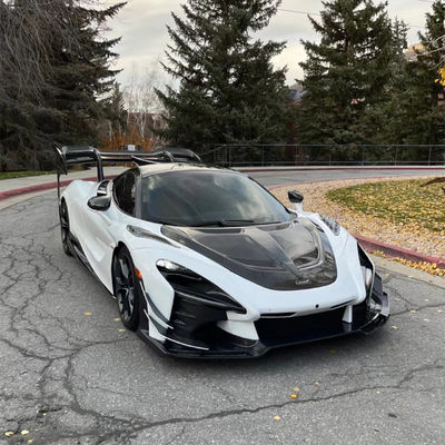 GTR Style 720s Wide Body Kit Mclaren Senna Body Kit Bagian Depan Bumper Serat Karbon
