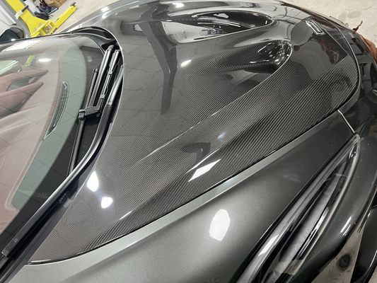 GT Mclaren Body Kit P1 Style Kap mesin serat karbon