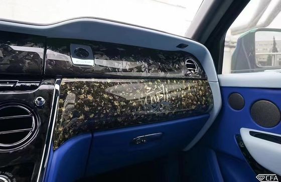 2018 Cullinan Rolls-Royce Body Kit Fiber Karbon Kering Interior Trim Center Panel