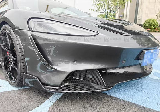 Plastik Hitam McLaren GT Body Kit Bumper Spoiler Sisi Skirt Hood