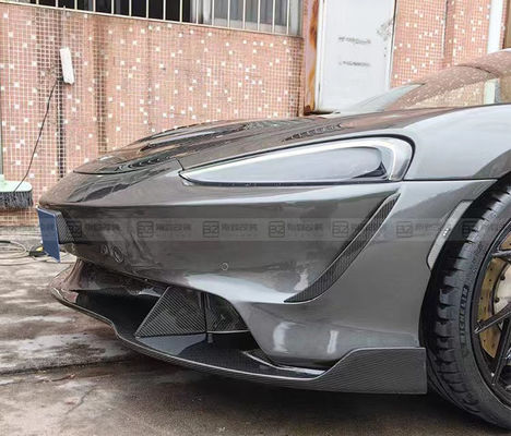 Plastik Hitam McLaren GT Body Kit Bumper Spoiler Sisi Skirt Hood