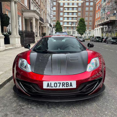 MP4 12C Mclaren Body Kit MSY Gaya Depan Belakang Bumper Spoiler Widebody Kit Merah Hitam