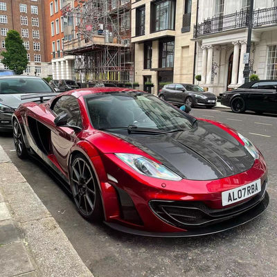 MP4 12C Mclaren Body Kit MSY Gaya Depan Belakang Bumper Spoiler Widebody Kit Merah Hitam