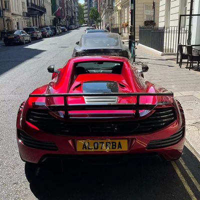 MP4 12C Mclaren Body Kit MSY Gaya Depan Belakang Bumper Spoiler Widebody Kit Merah Hitam