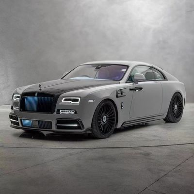 200 X 800 X 120MM Rolls Royce Wraith Body Kit Bagian Depan Dan Belakang Spoiler Hood