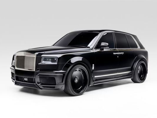Black Cullinan Rolls Royce Body Kit NT Style Bagian Depan Dan Belakang Bumper Widebody Kit