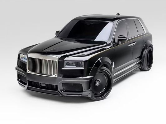 Black Cullinan Rolls Royce Body Kit NT Style Bagian Depan Dan Belakang Bumper Widebody Kit