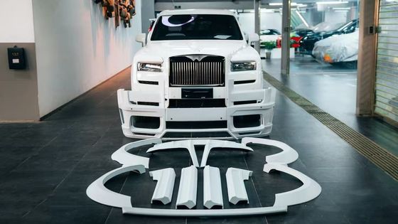 Black Cullinan Rolls Royce Body Kit NT Style Bagian Depan Dan Belakang Bumper Widebody Kit