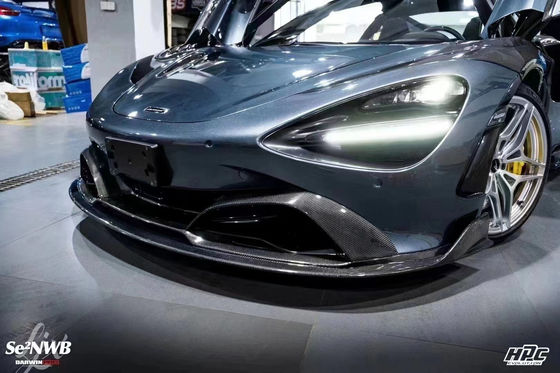 720s Mclaren Body Kit Blacksail Style Bagian Depan Bumper Spoiler Lip Hood Fender