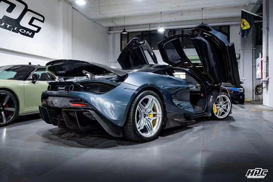 720s Mclaren Body Kit Blacksail Style Bagian Depan Bumper Spoiler Lip Hood Fender