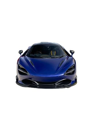 Blue 720s Wide Body Kit McLaren Serat Karbon Bagian Depan Lip Diffuser Spoiler Kit