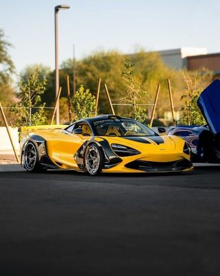 720s Mclaren Body Kit Karbon Fiber Widebody ZE Style Bagian Depan Dan Belakang Bumper
