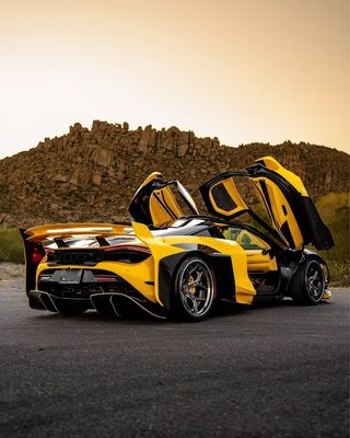 720s Mclaren Body Kit Karbon Fiber Widebody ZE Style Bagian Depan Dan Belakang Bumper