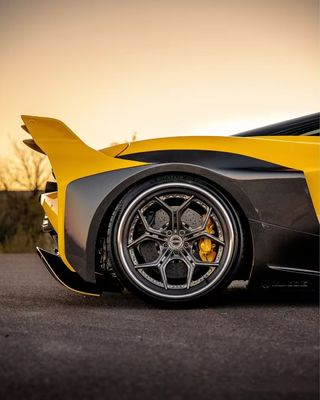 720s Mclaren Body Kit Karbon Fiber Widebody ZE Style Bagian Depan Dan Belakang Bumper