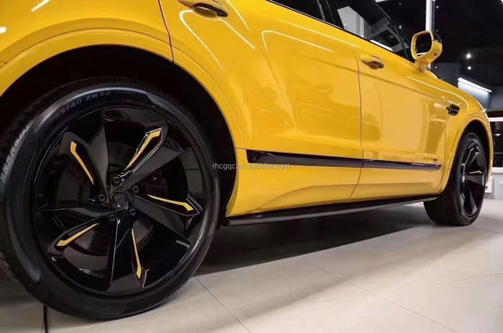 Untuk Bentley Bentayga Carbon Fiber Body Kit Bentayga Mengupgrade W12 Style Carbon Fiber Front Lip Diffuser Spoiler