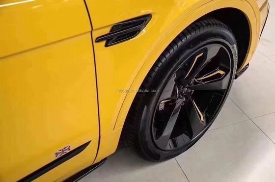 Untuk Bentley Bentayga Carbon Fiber Body Kit Bentayga Mengupgrade W12 Style Carbon Fiber Front Lip Diffuser Spoiler