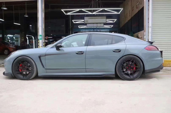 Produk Baru untuk Porsche Paramela 970.2 Kit Karoseri Serat Karbon Paramela 970.2 Serat Karbon Bagian Depan Sekop Bagian Belakang Diffuser Spoiler