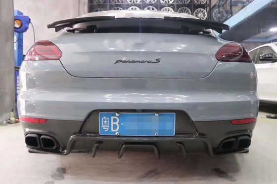 Produk Baru untuk Porsche Paramela 970.2 Kit Karoseri Serat Karbon Paramela 970.2 Serat Karbon Bagian Depan Sekop Bagian Belakang Diffuser Spoiler