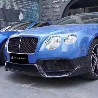 Untuk Bentley Continental GT Carbon Fiber Body Kit Continental GT Upgrades VORS Style Bagian depan dan belakang Bumper Spoiler