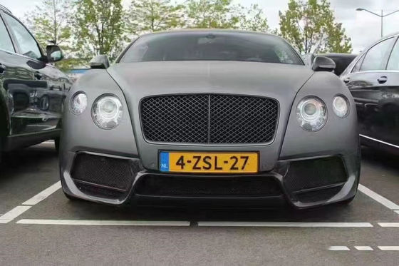 Untuk Bentley Continental GT Carbon Fiber Body Kit Continental GT Upgrades VORS Style Bagian depan dan belakang Bumper Spoiler