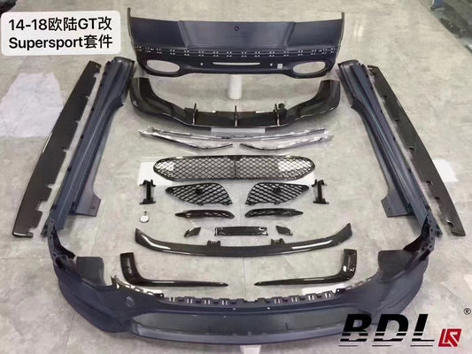 Untuk Bentley Continental GT Body Kit Continental Upgraded Supersports Style Bagian depan dan belakang Bumper Body Kits