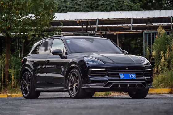 Produk Baru untuk Kayenne Carbon Fiber Body Kit untuk Kayenne Front Shovel Back Lip Spoiler