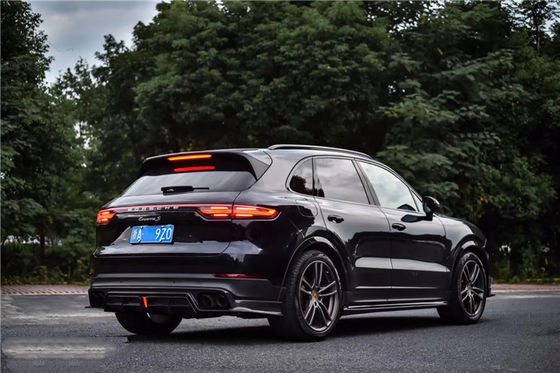 Produk Baru untuk Kayenne Carbon Fiber Body Kit untuk Kayenne Front Shovel Back Lip Spoiler